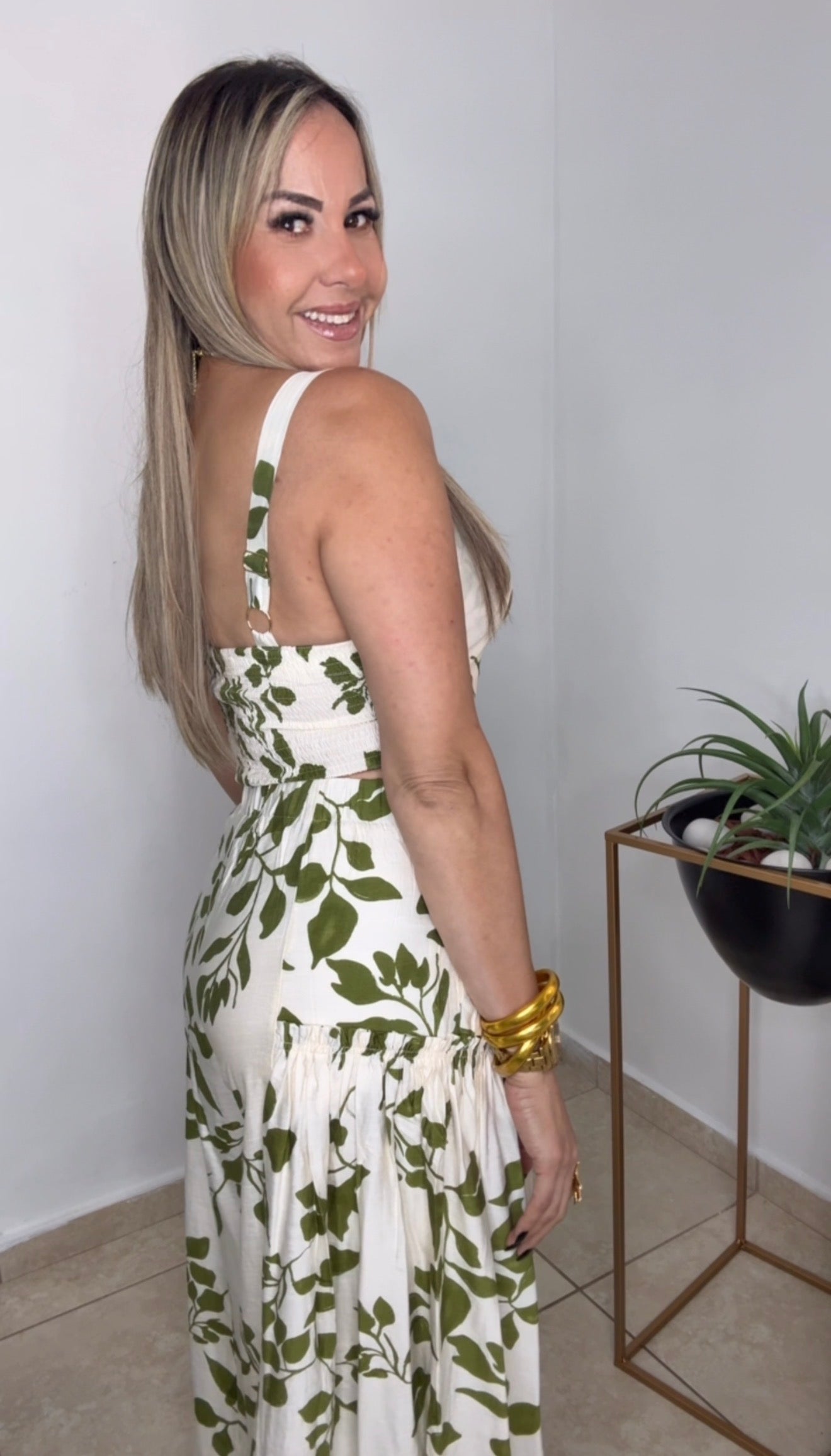 Ivory Multi Palazzo Set