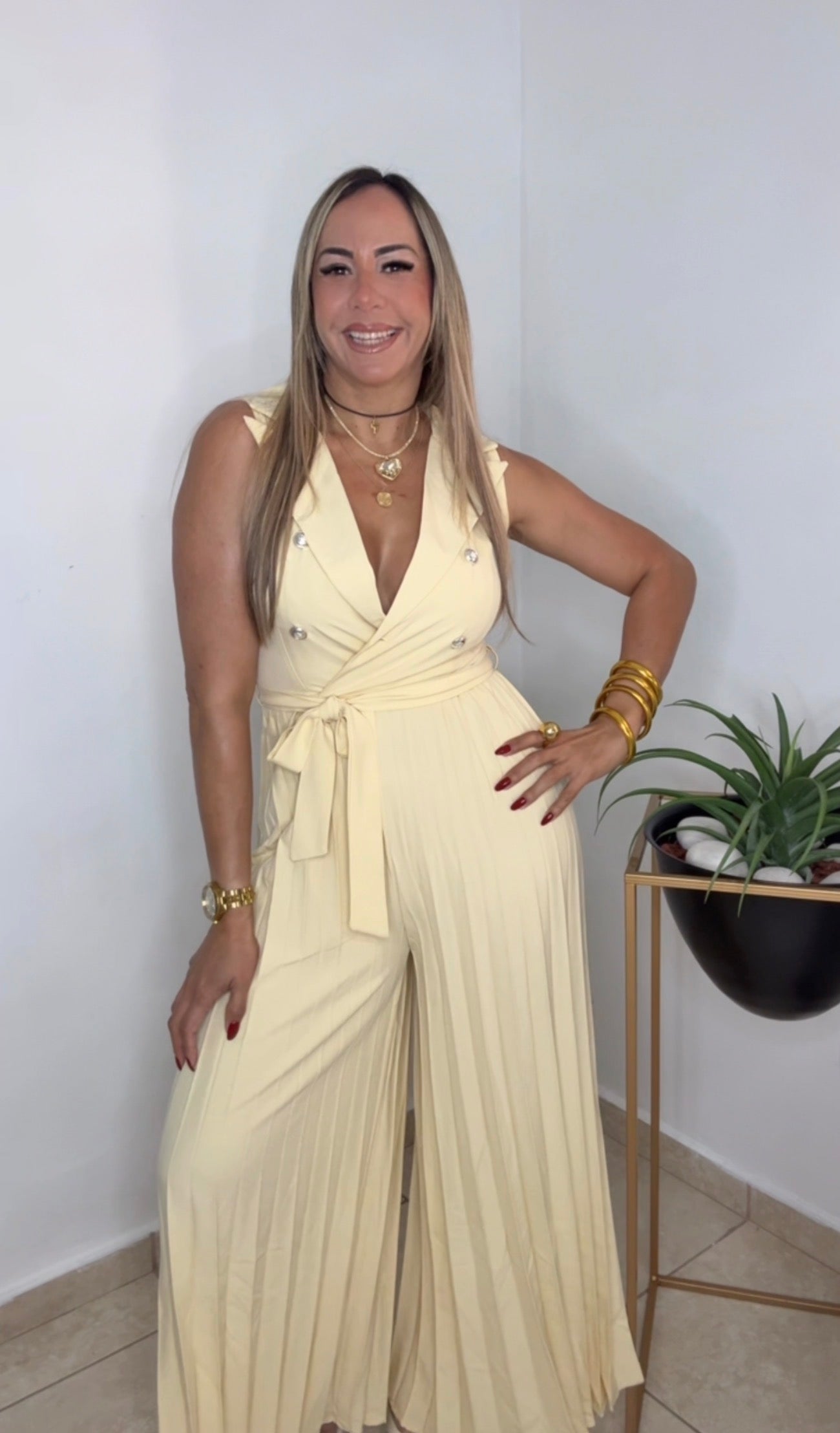 Light Yellow Jumpsuit (VENTA FINAL)