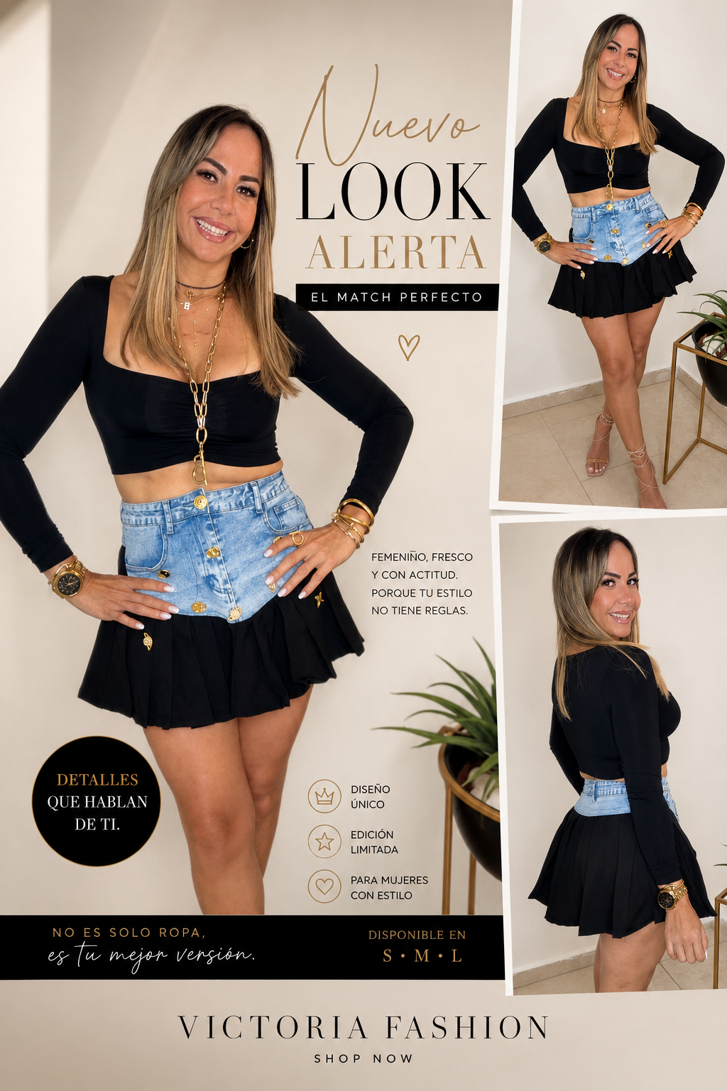 Golden Rebel Skirt