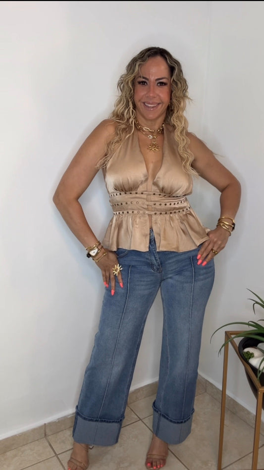 Classic Wide Leg Jeans