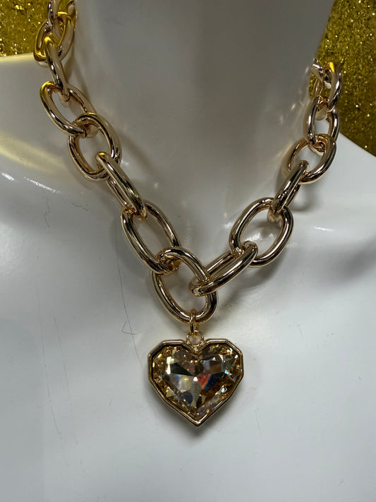 Cadena Color Oro Cristal Champagne