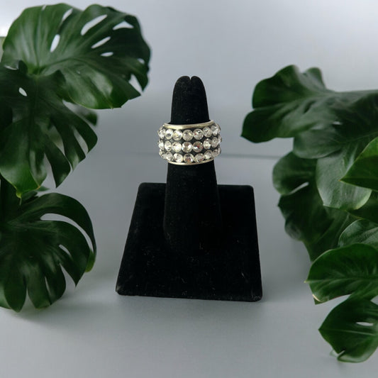 Silver Diamond ring