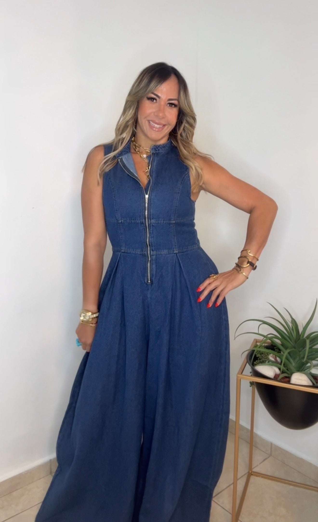 Denim Icon Jumpsuit