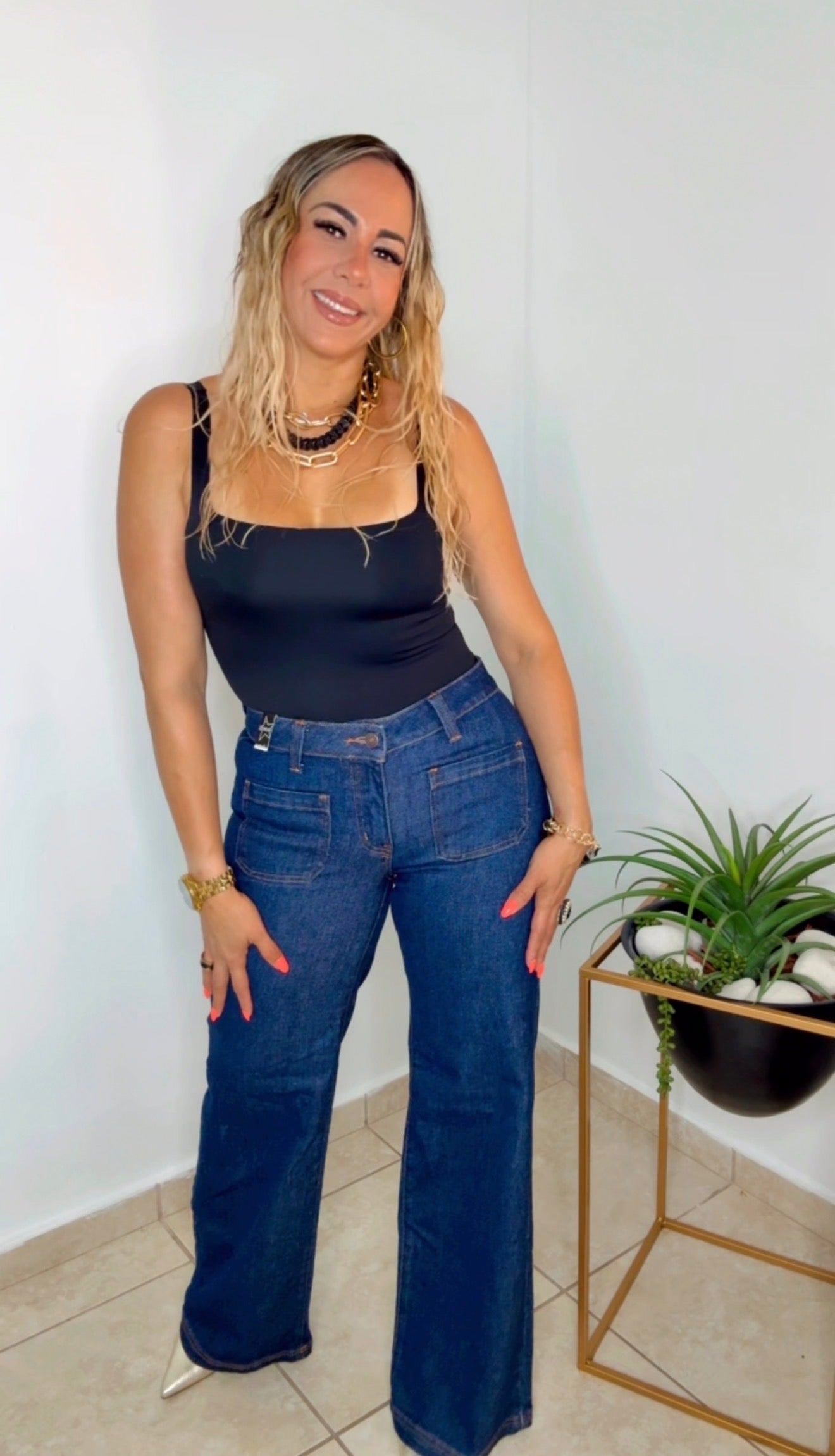 Indigo Low Rise Jeans