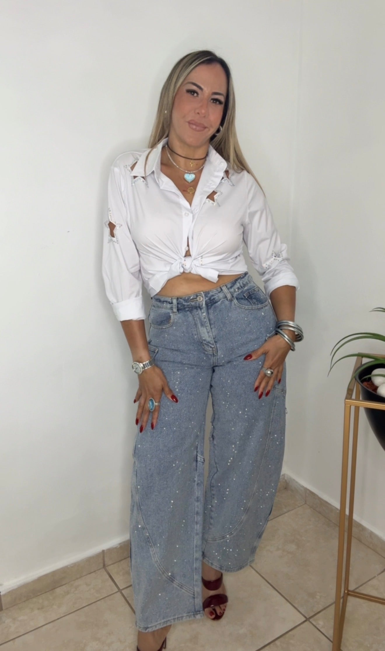 Shimmer Balloons Jeans
