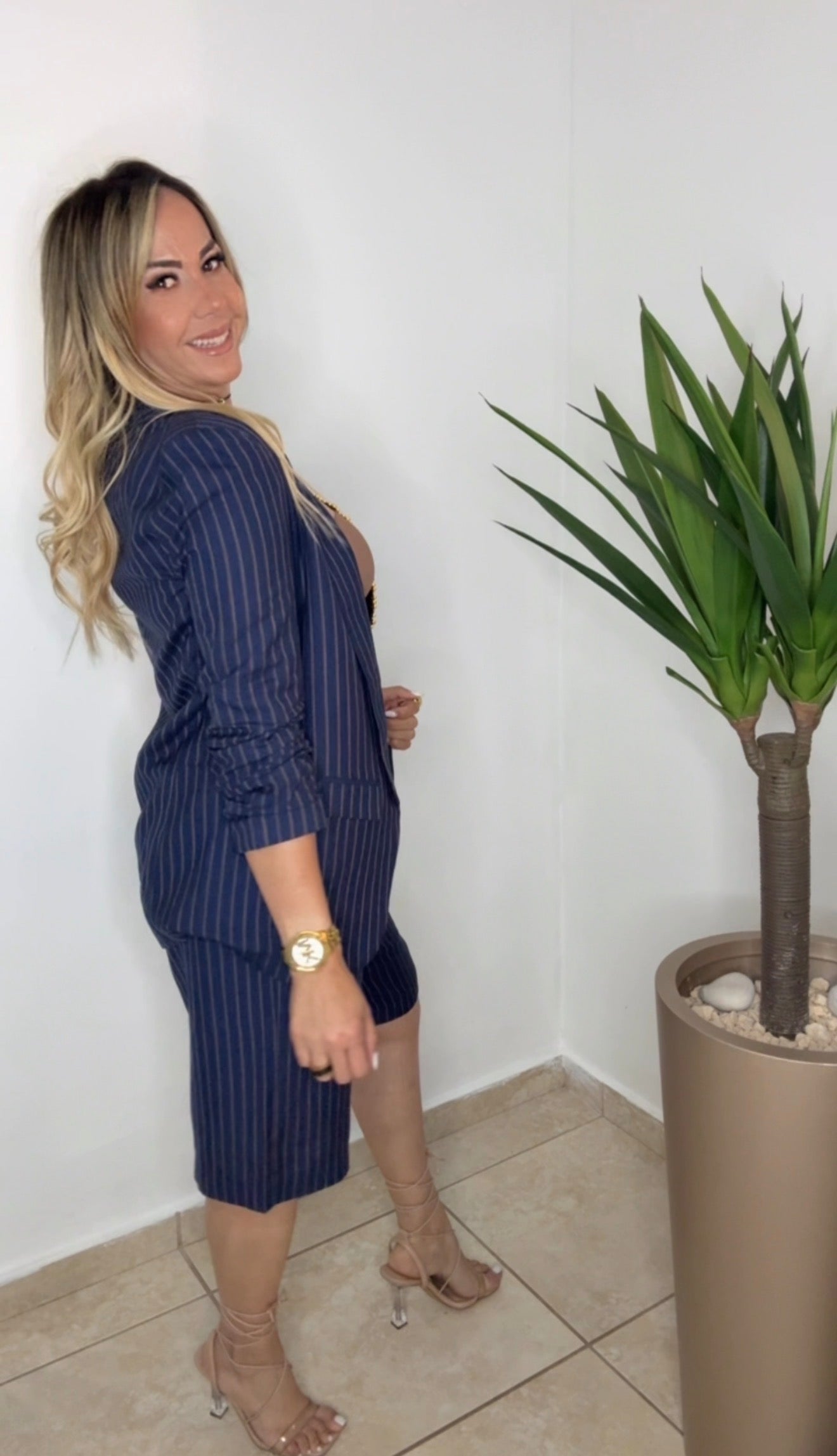 Navy Line Blazer