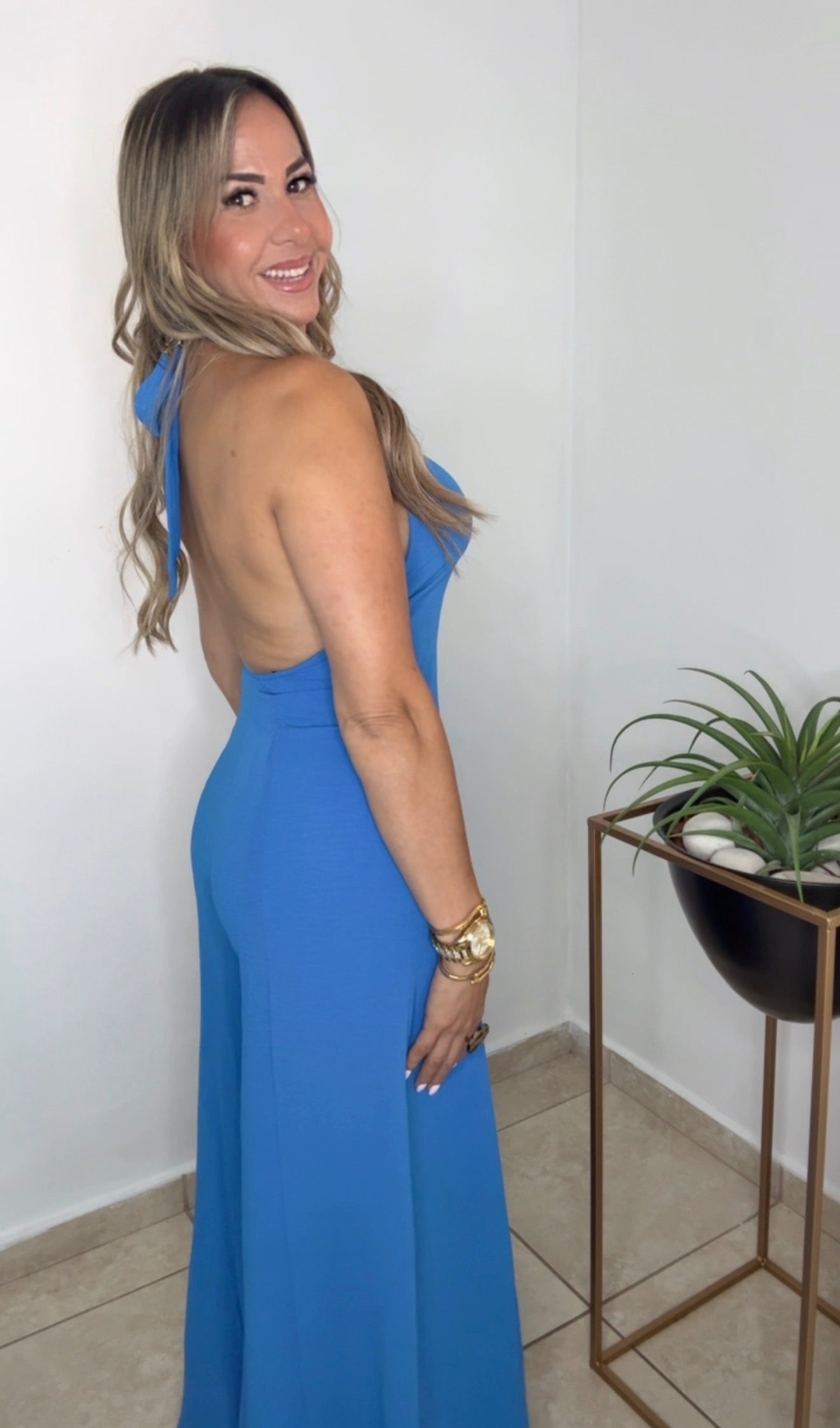 Blue Summer Jumpsuit
