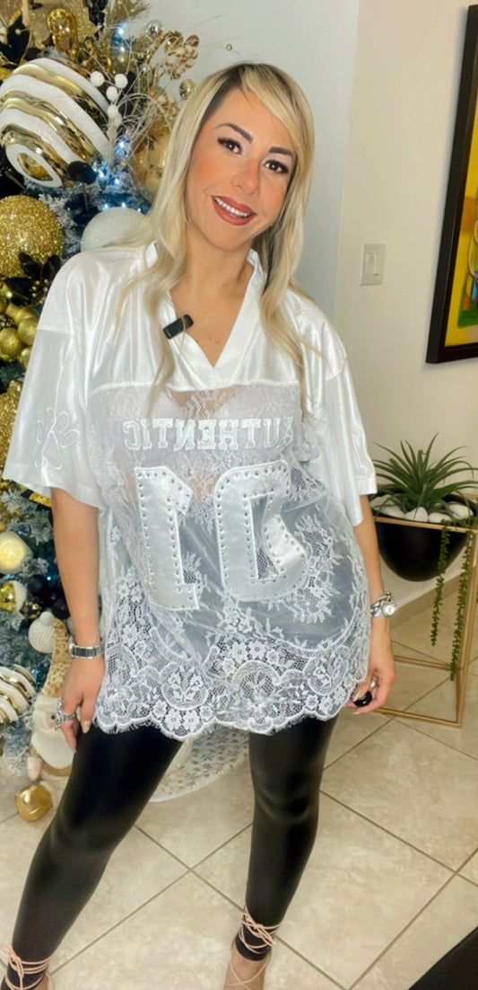 White Lace Blouse