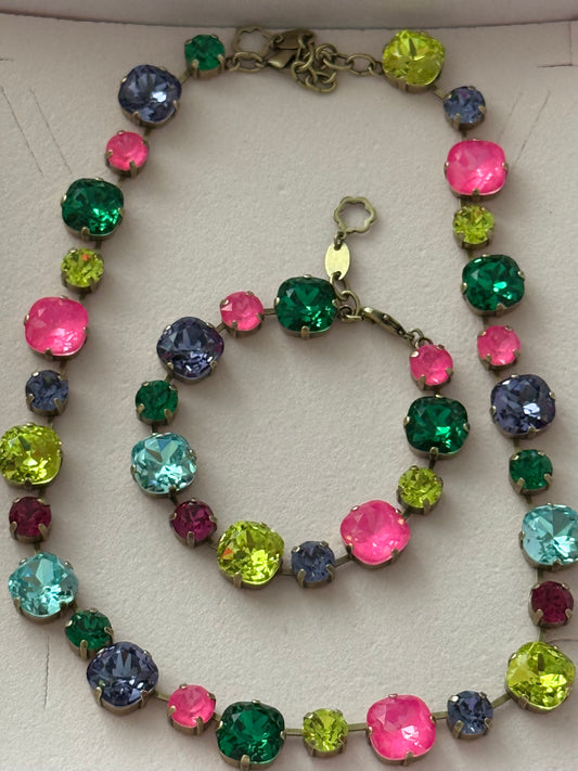 Pulsera Multi Swarovski Oro
