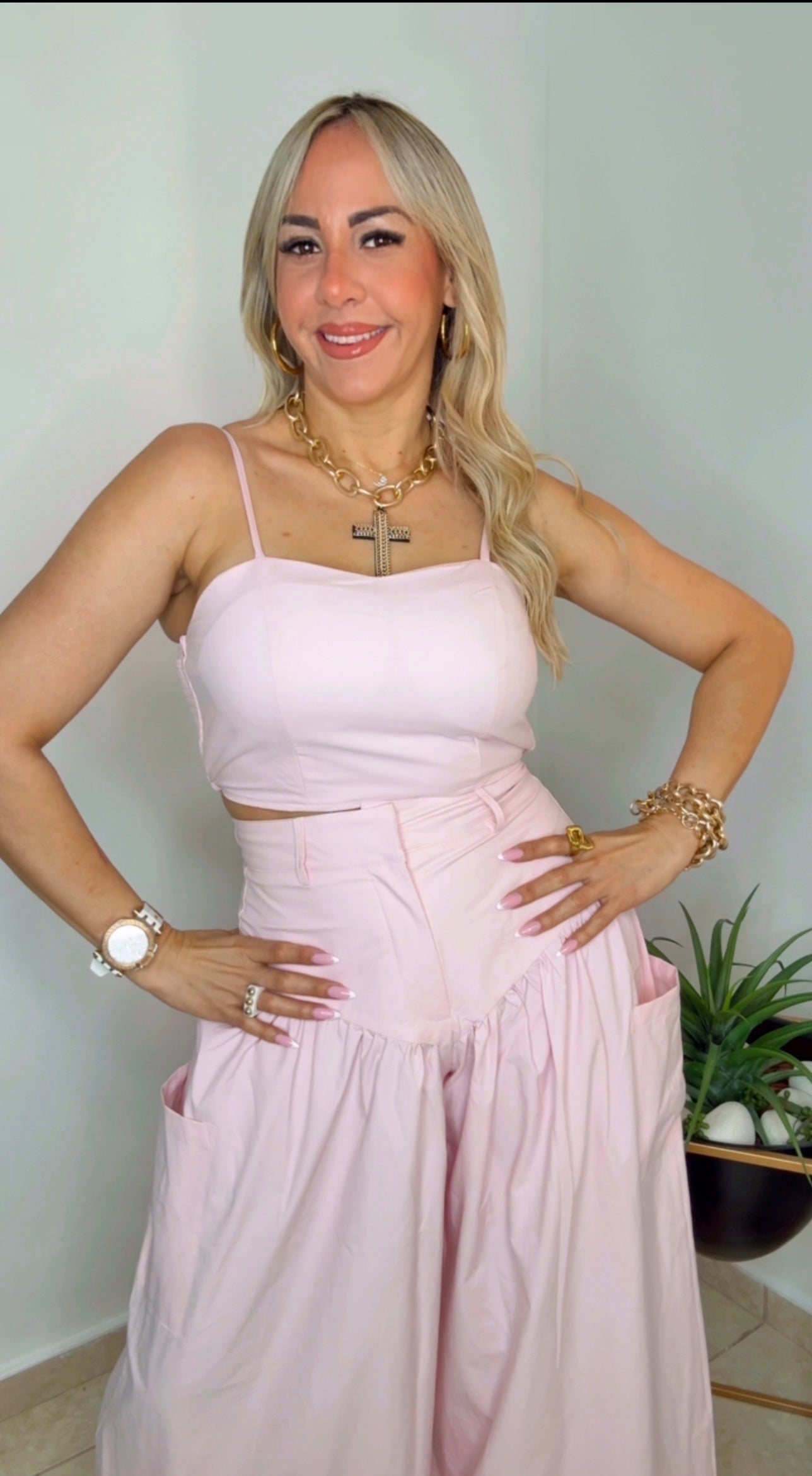 Baby Pink Ibiza Luxe Set