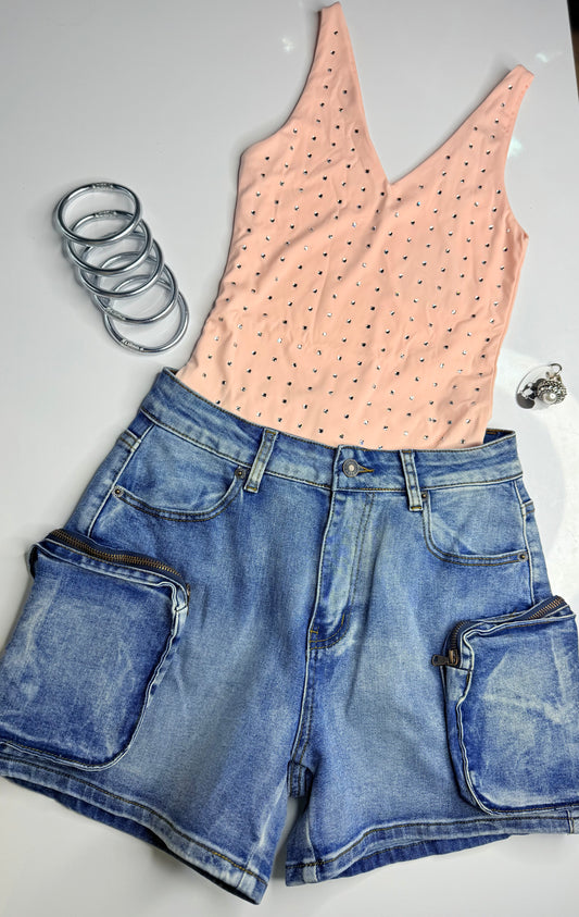 Coral Diamond Bodysuit