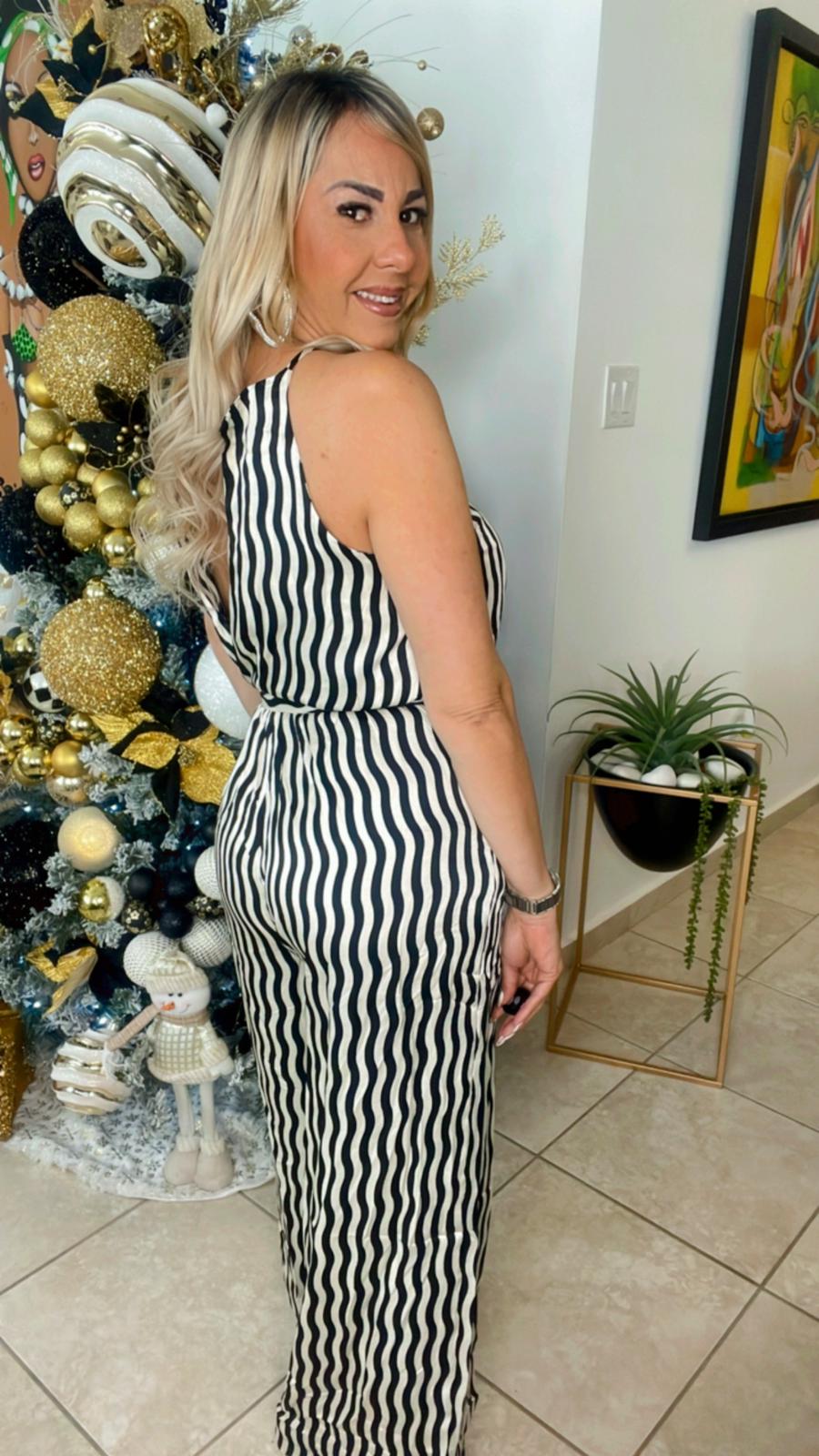 Black and White Jumpsuit