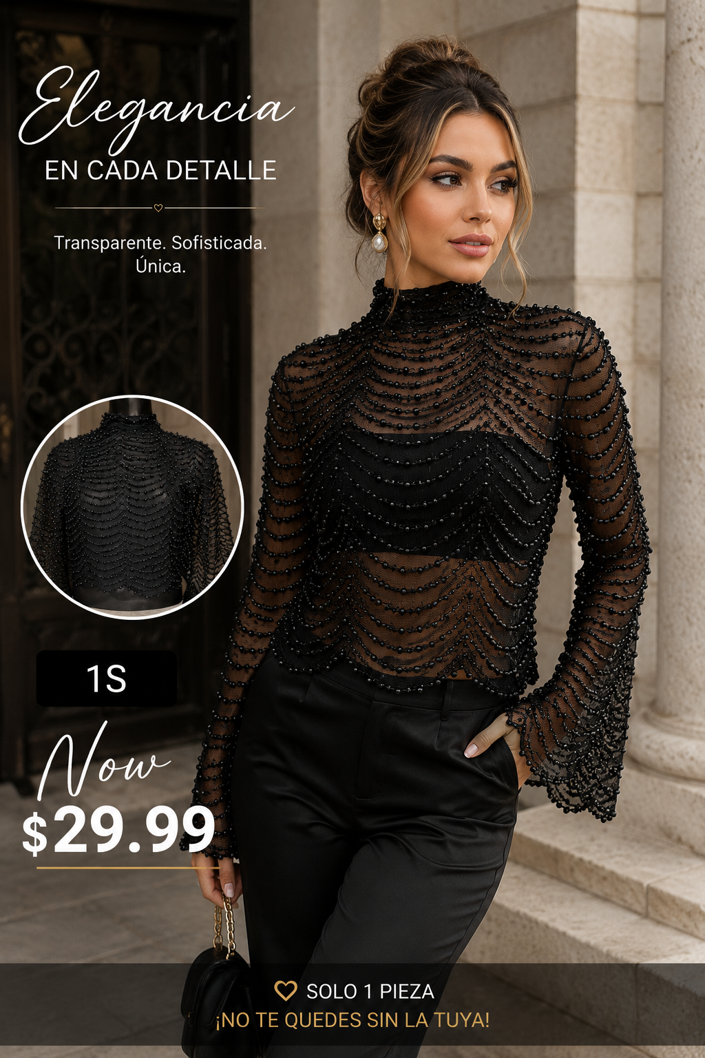 Blusa En Perlas