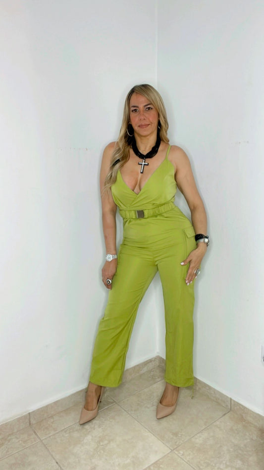 Light Olive Jumpsuit