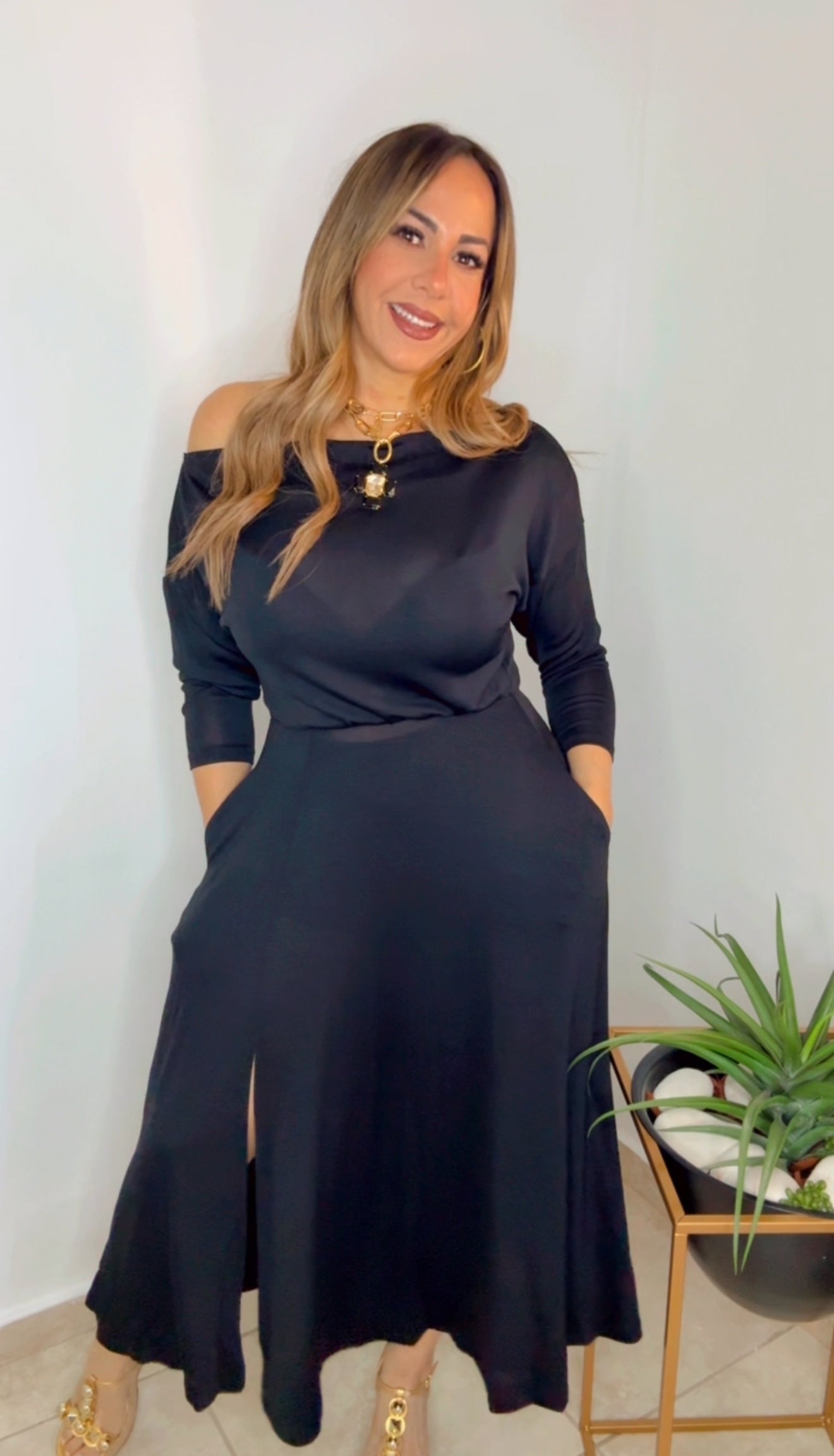 Black Classic Elegant Dress