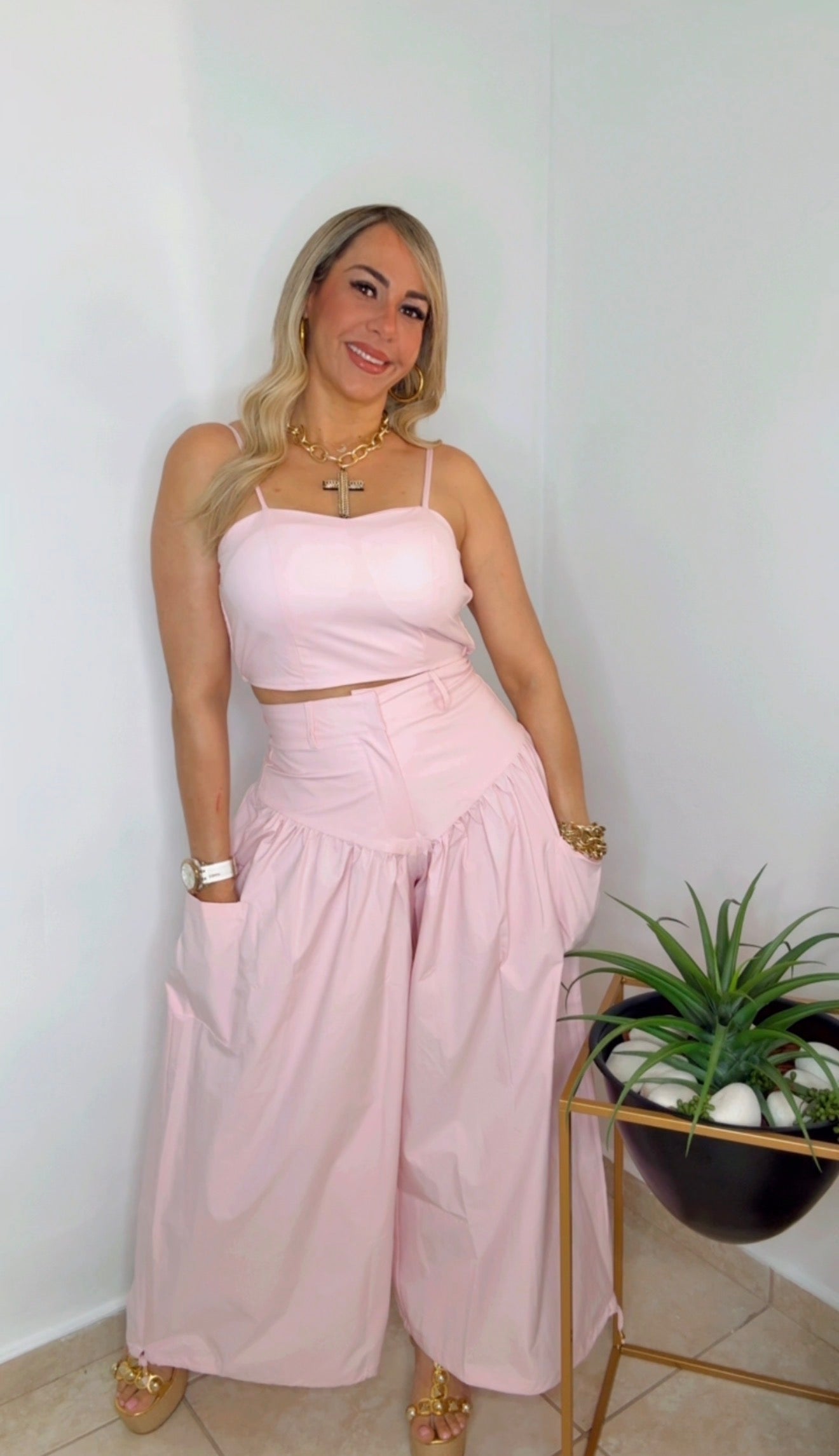 Baby Pink Ibiza Luxe Set