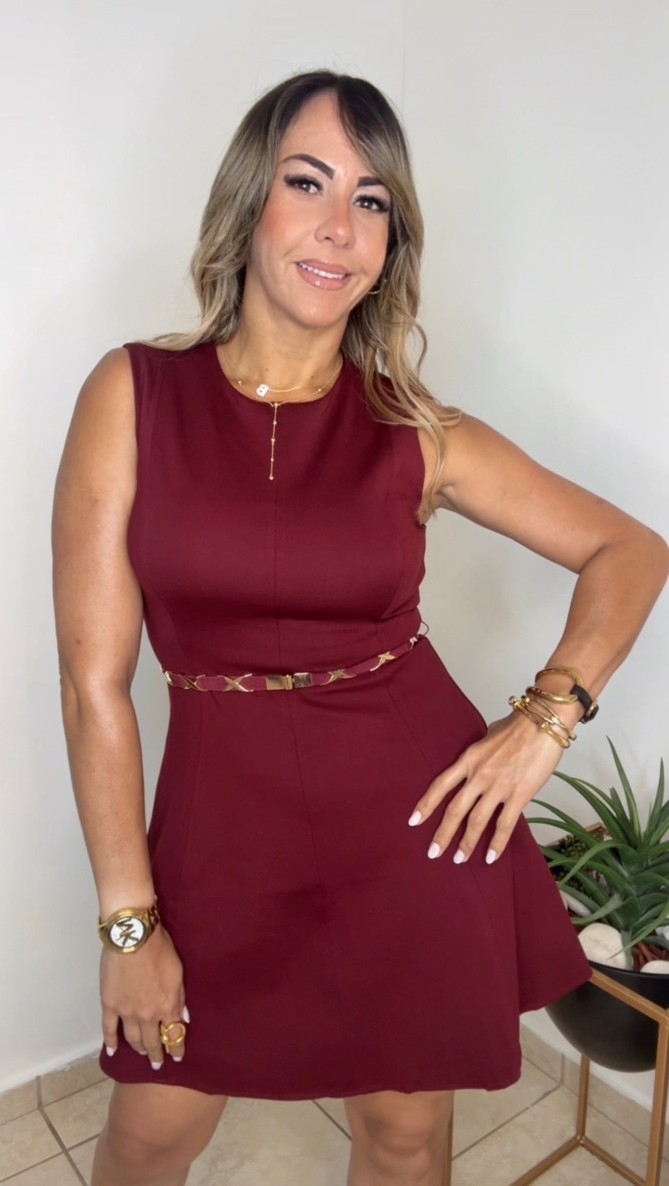 Bordeaux Society Dress