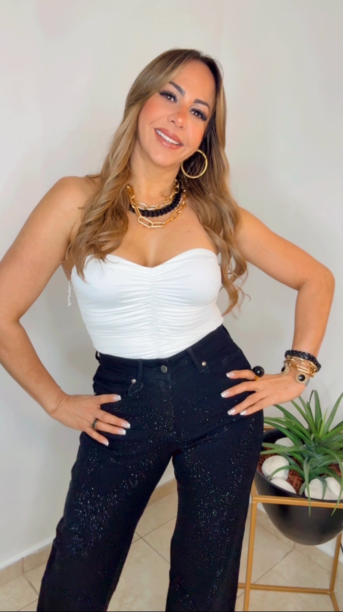 Black Night Glam Jeans