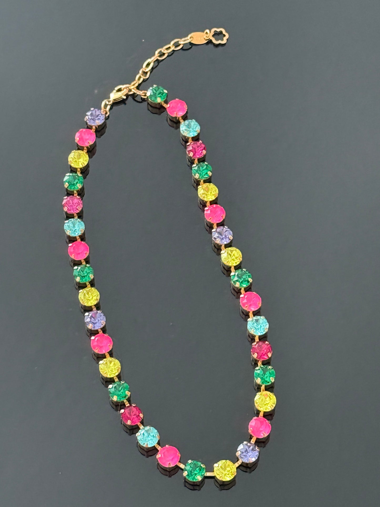 Cadena Oro En Swarovski