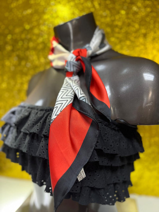 Pañuelo En Satin Multi Red