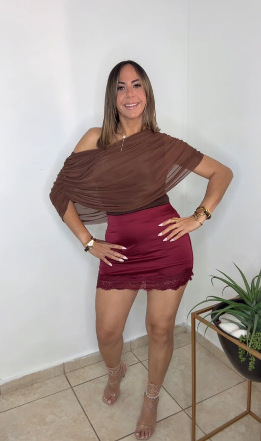 Choco Mesh Bodysuit