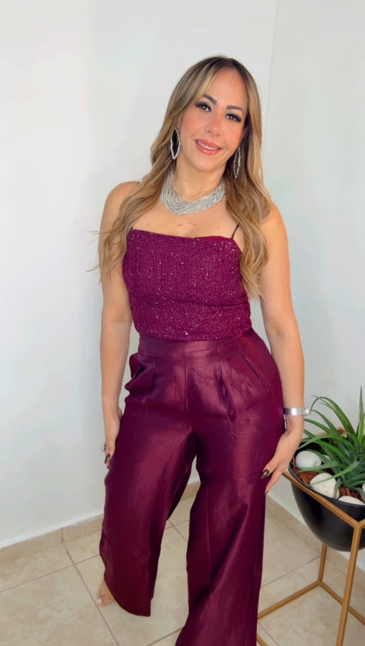 Burgundy Elegant Set