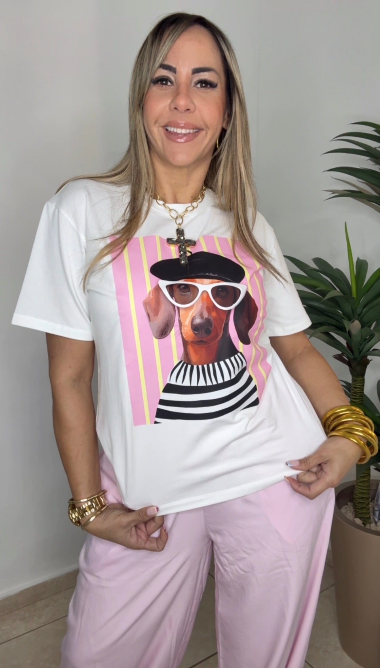 Paris Pup Tee