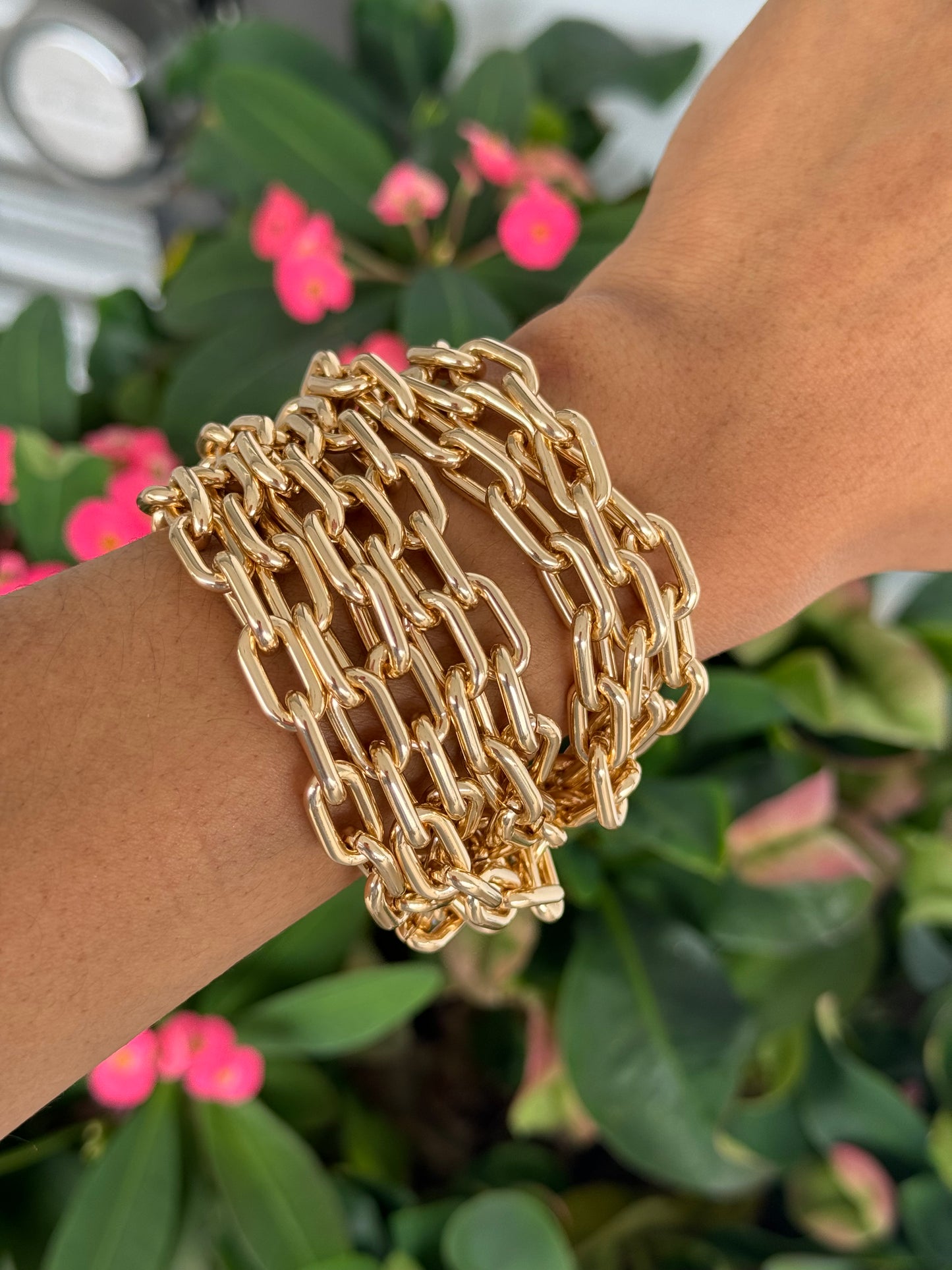 Gold Climbing Bracelet