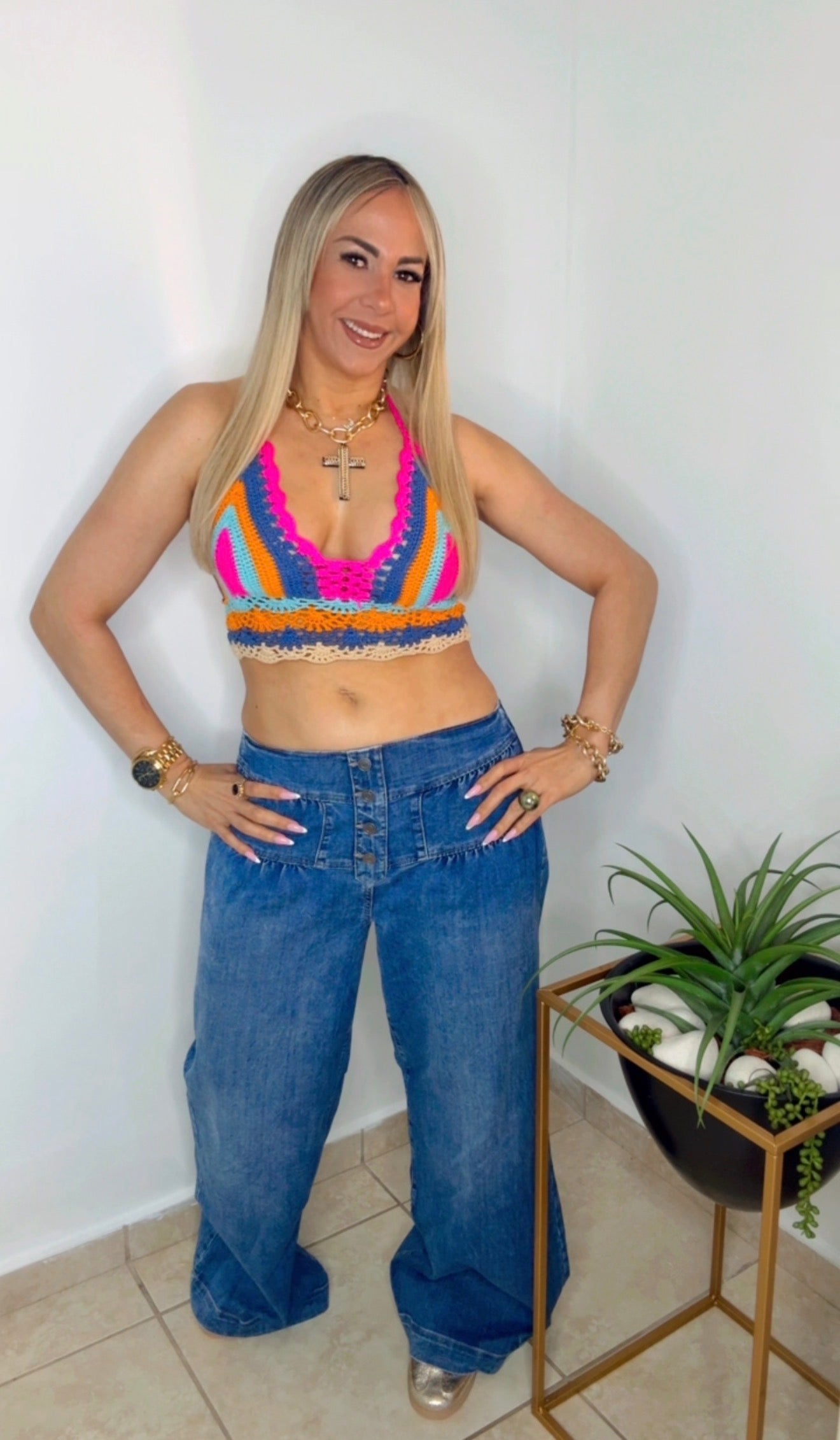 Medium Low Rise Denim