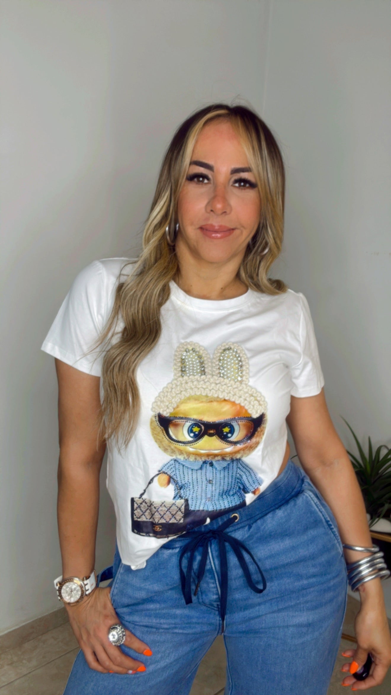 White Labubu Tshirt