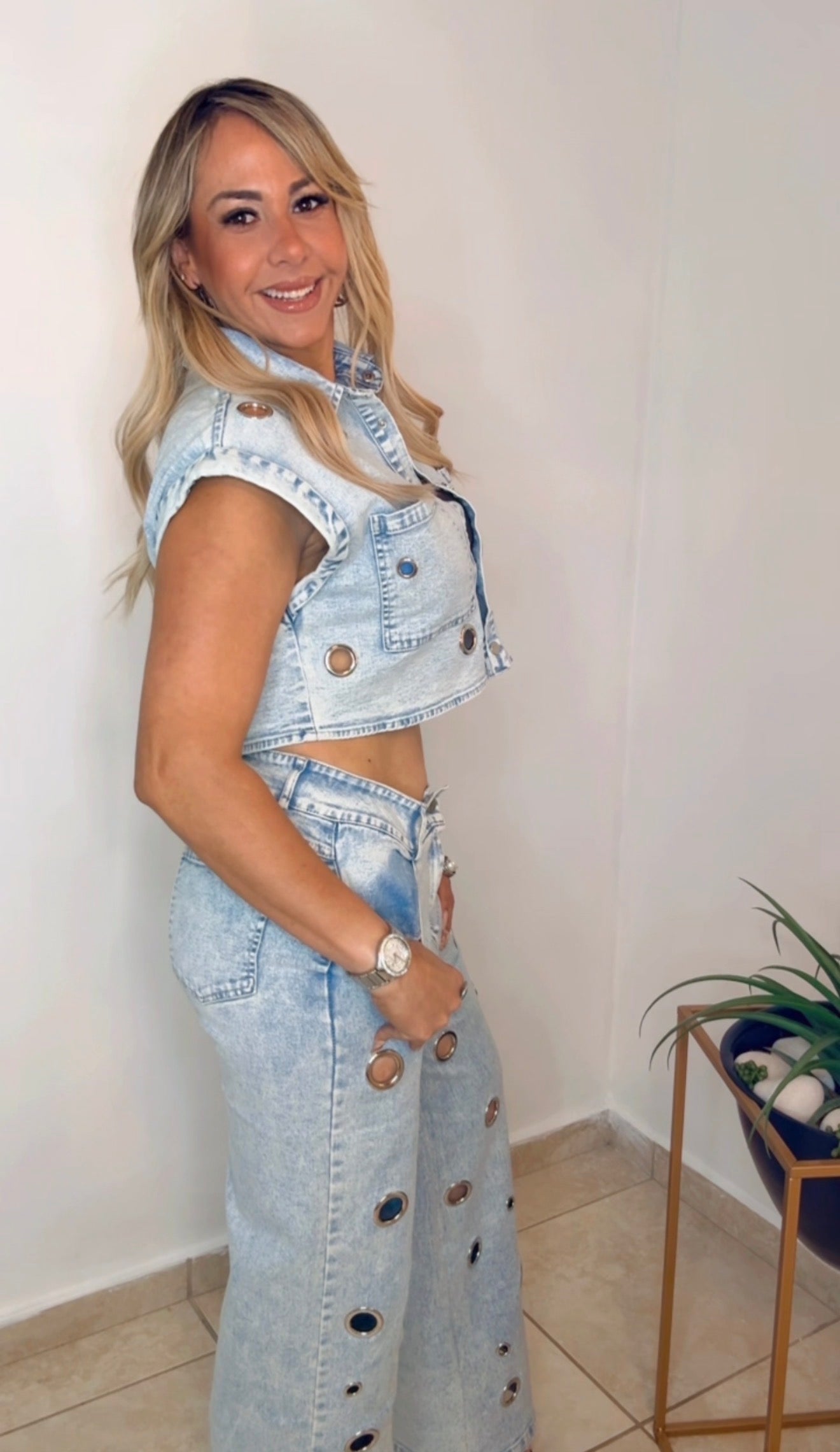 Glow Up Denim Set