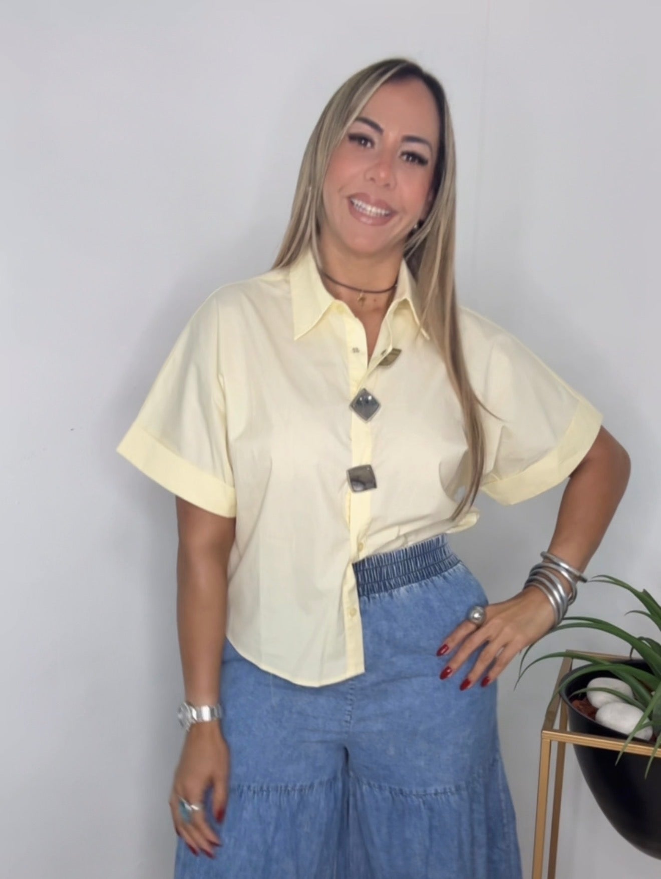 Yellow Fashion Blouse (VENTA FINAL)