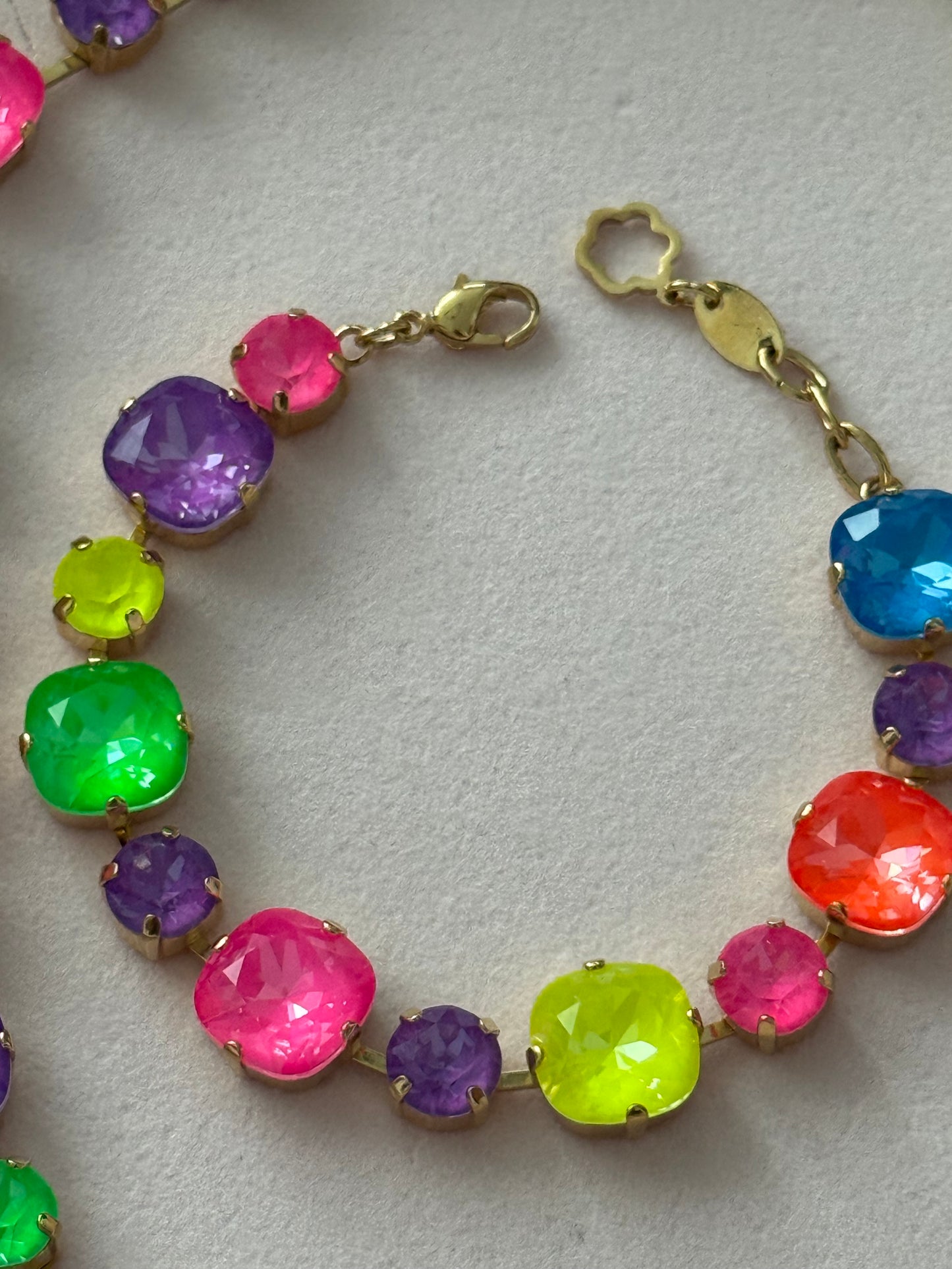 Pulsera Neon Multi Swarovski Oro