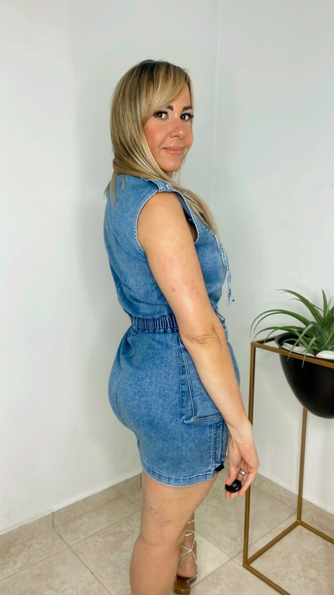 Jean Cargo Dress