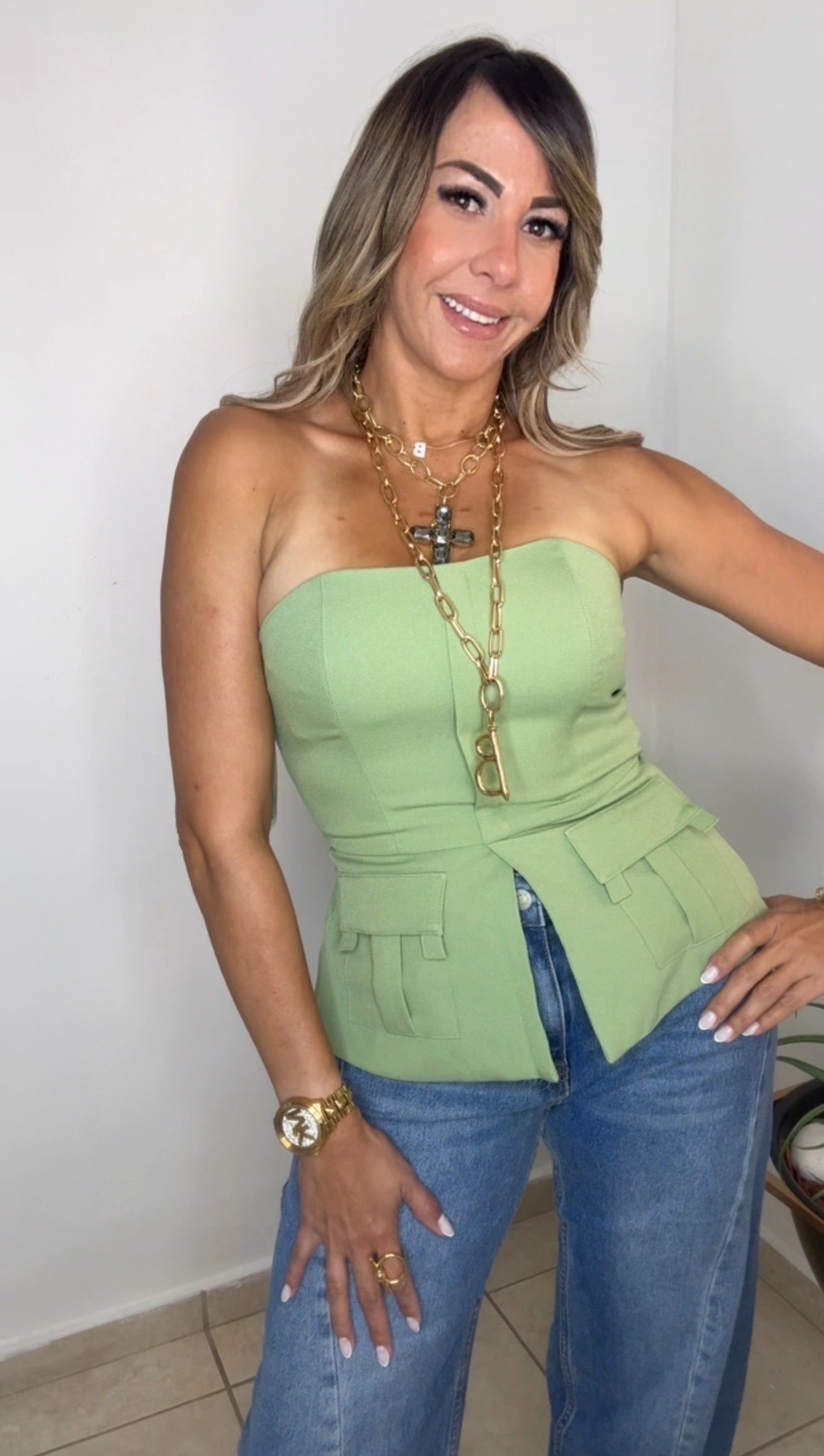 Sage Society Top
