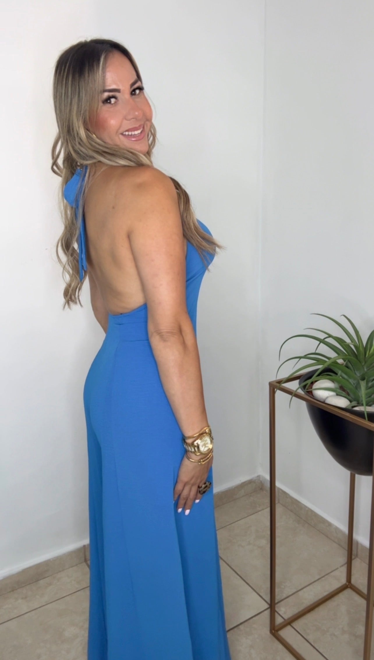 Blue Summer Jumpsuit