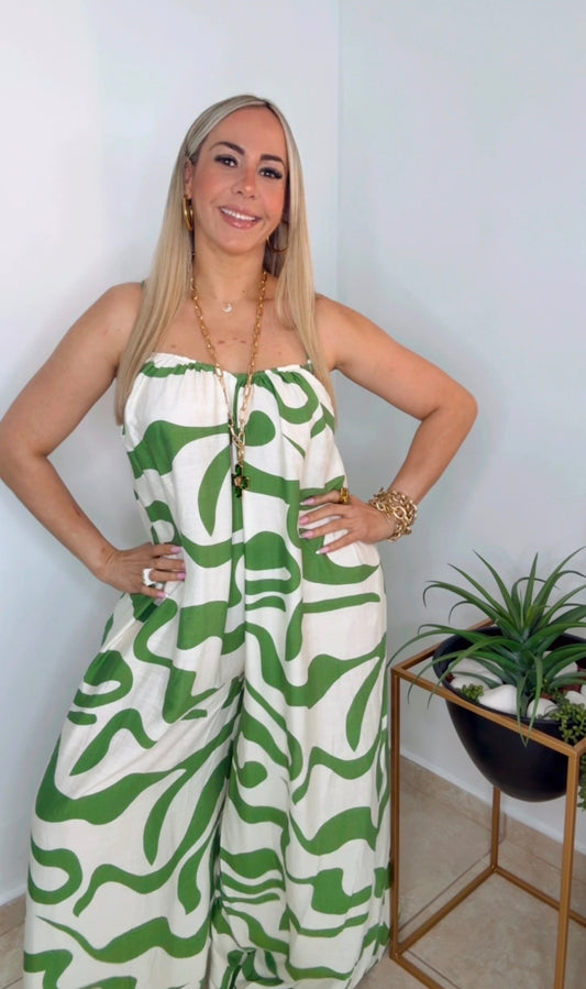 Green Icon Jumpsuit