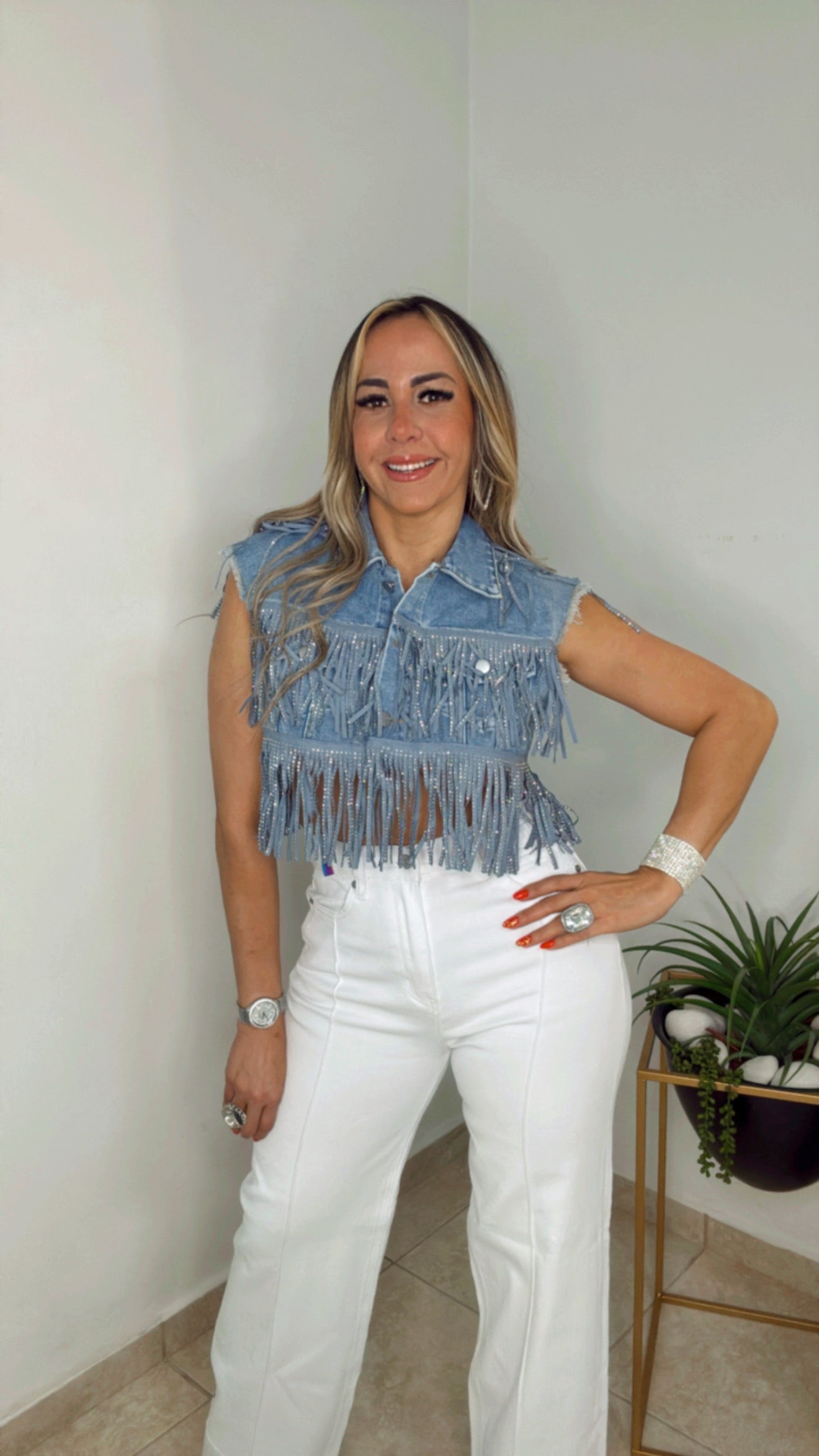 Vest Glam Denim
