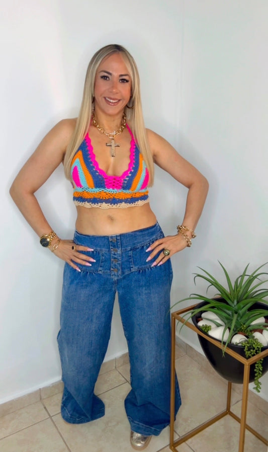 Medium Low Rise Denim