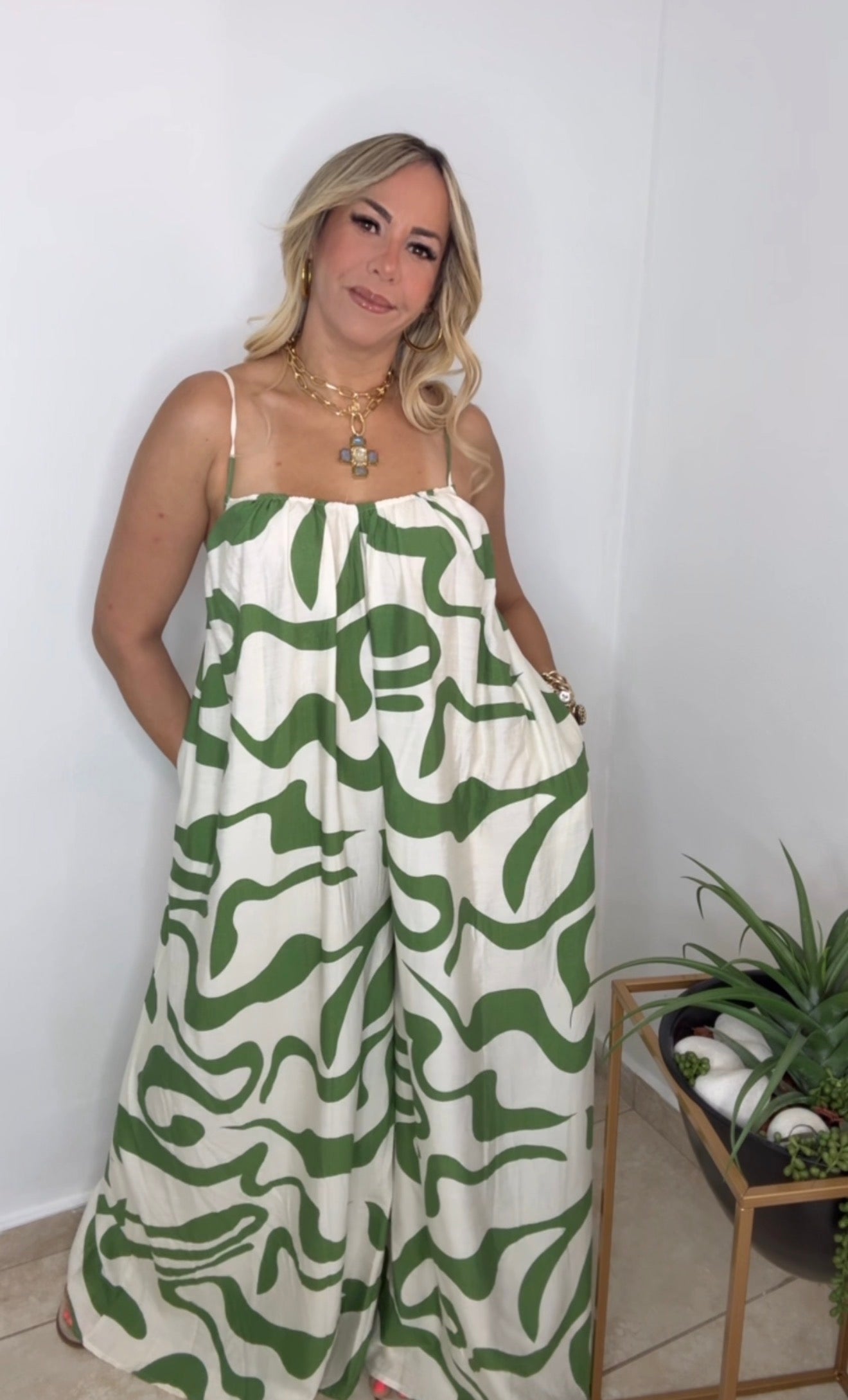 Green Icon Jumpsuit