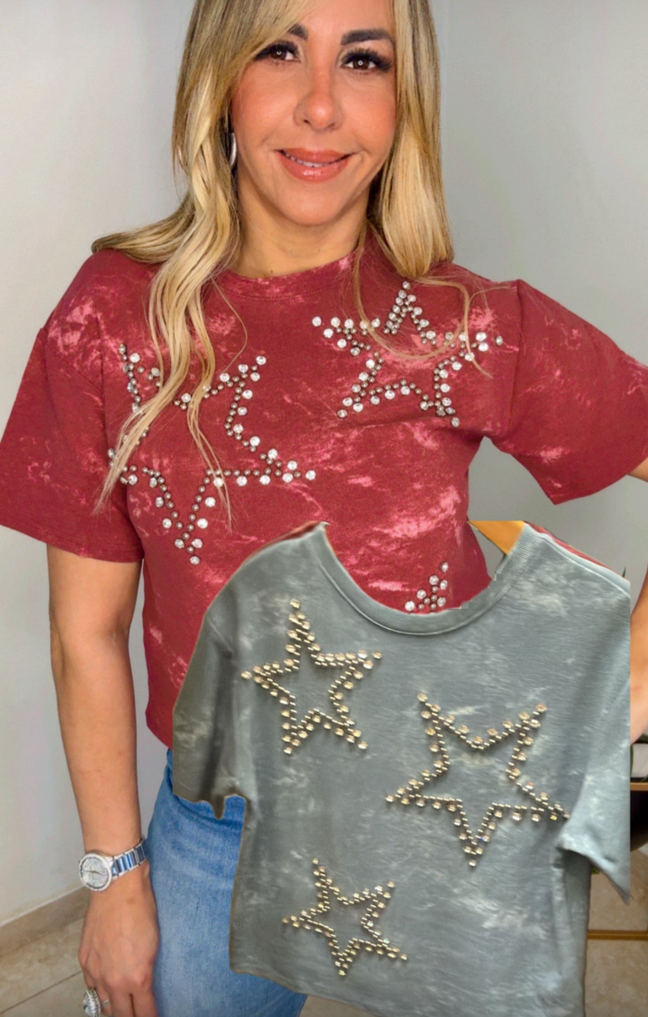 Baby Blue Star Tshirt