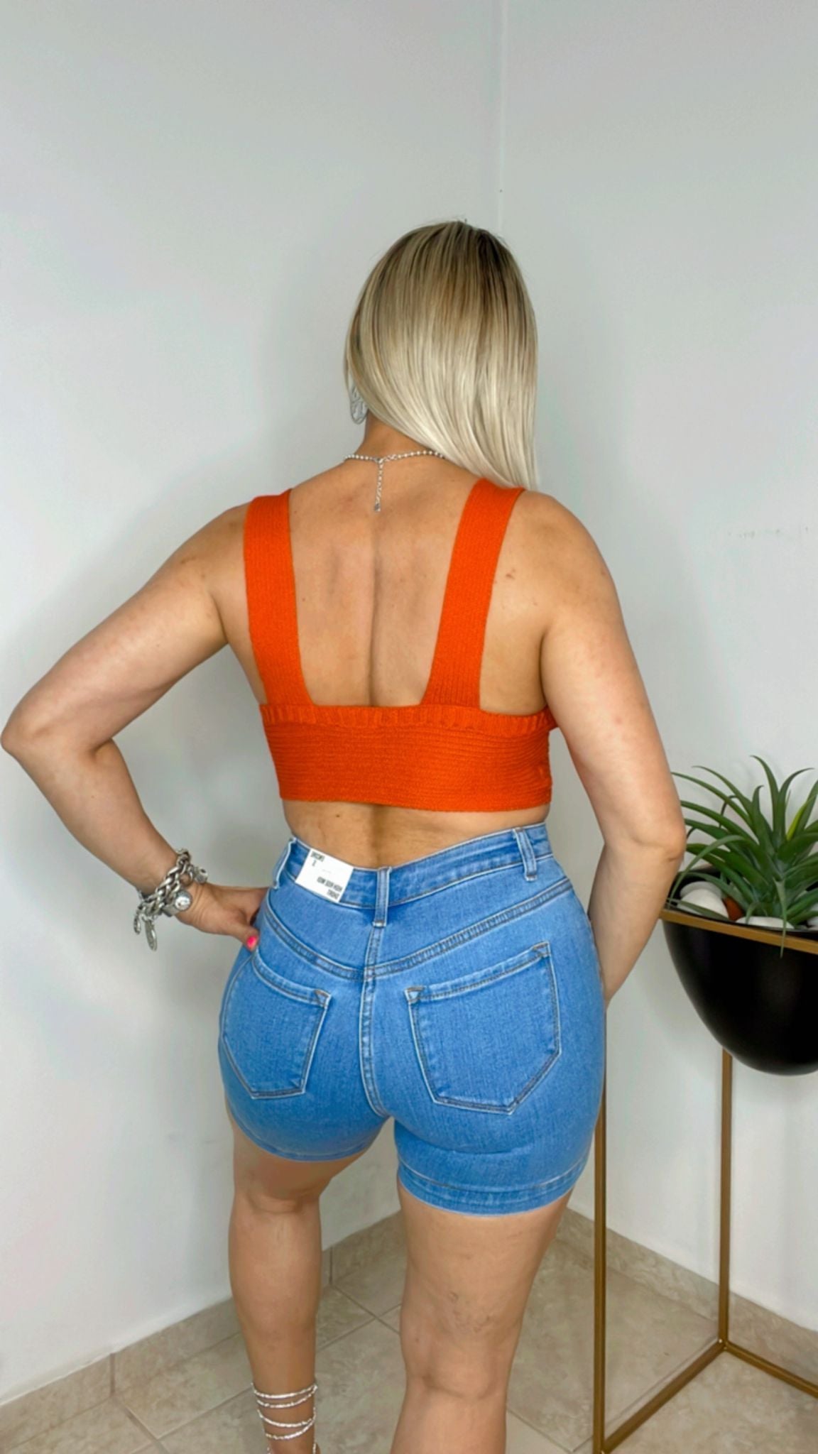 Orange Summer Top