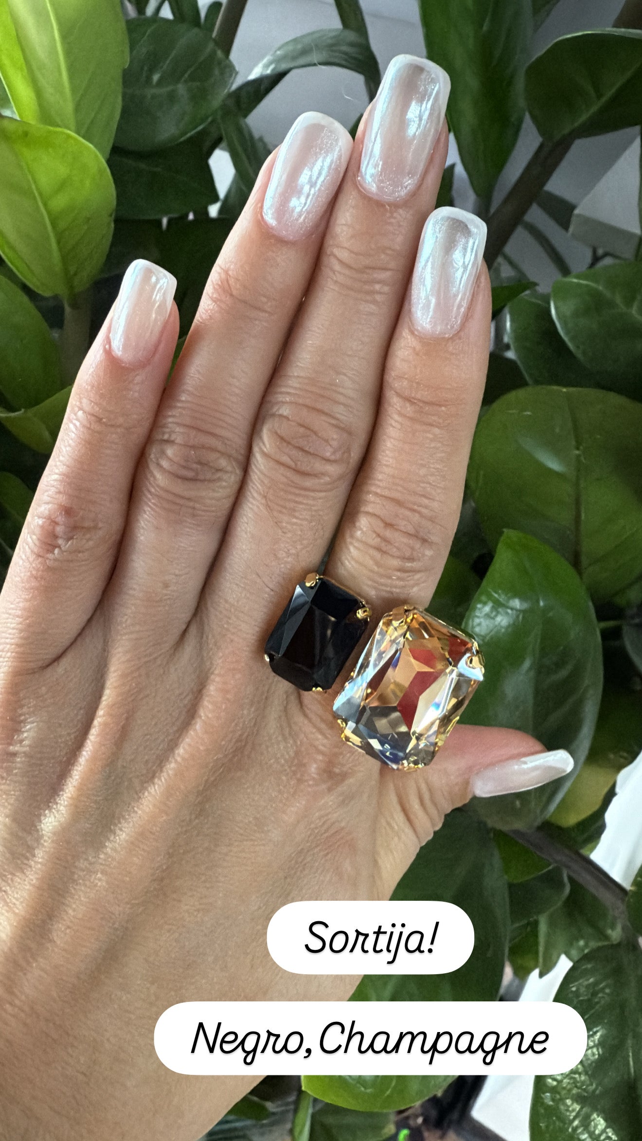 Sortija Swarovski One Size