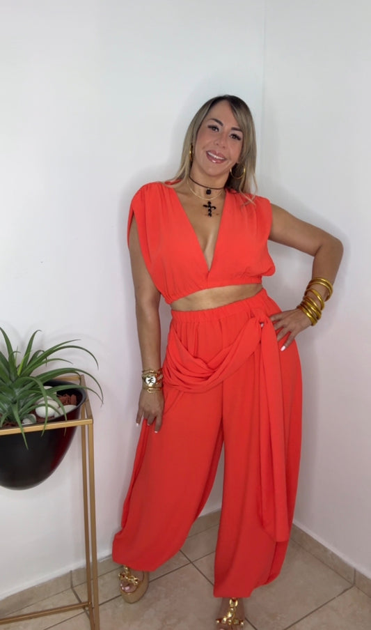 Mandarin Summer Jogger Set