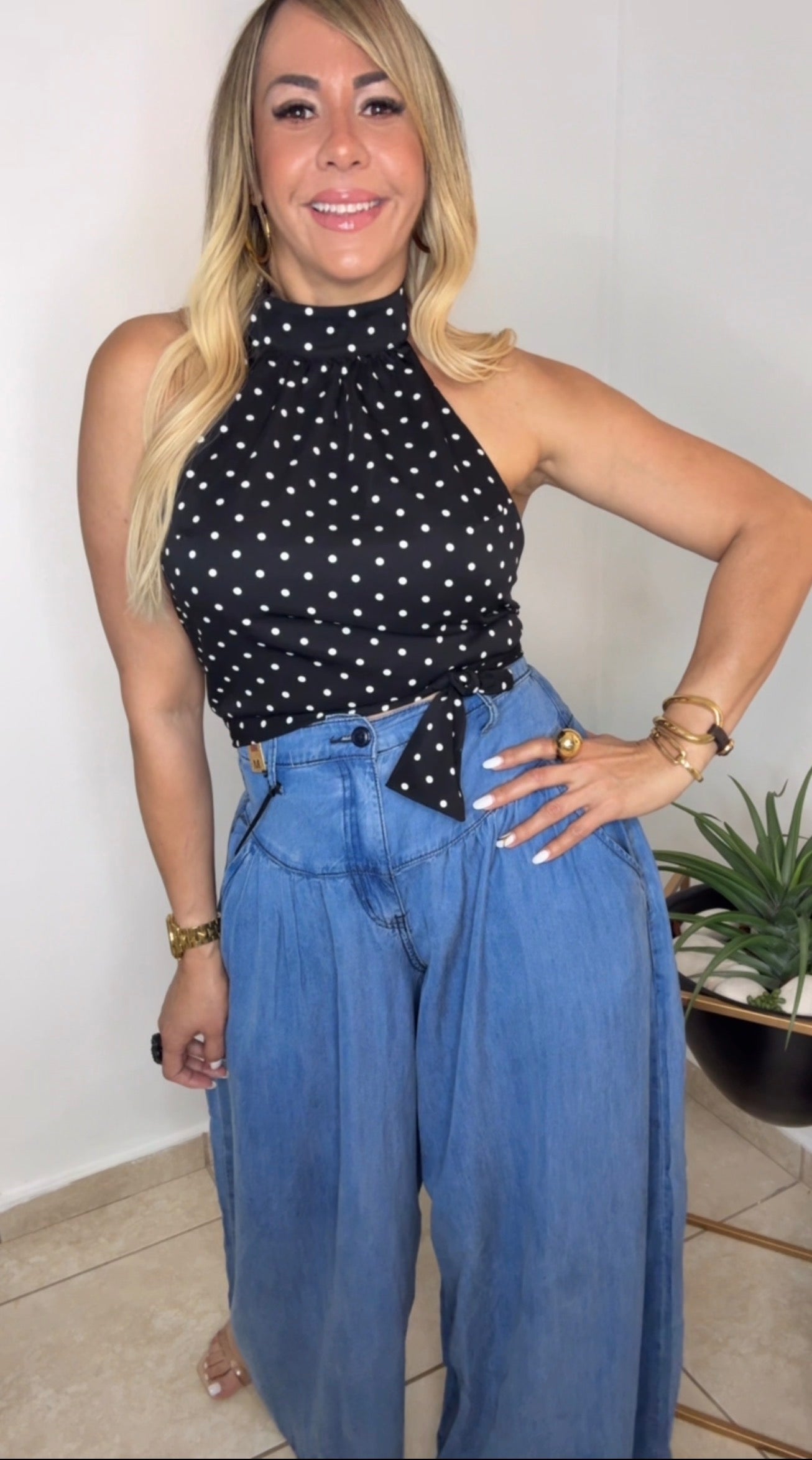 Palazzo En Denim