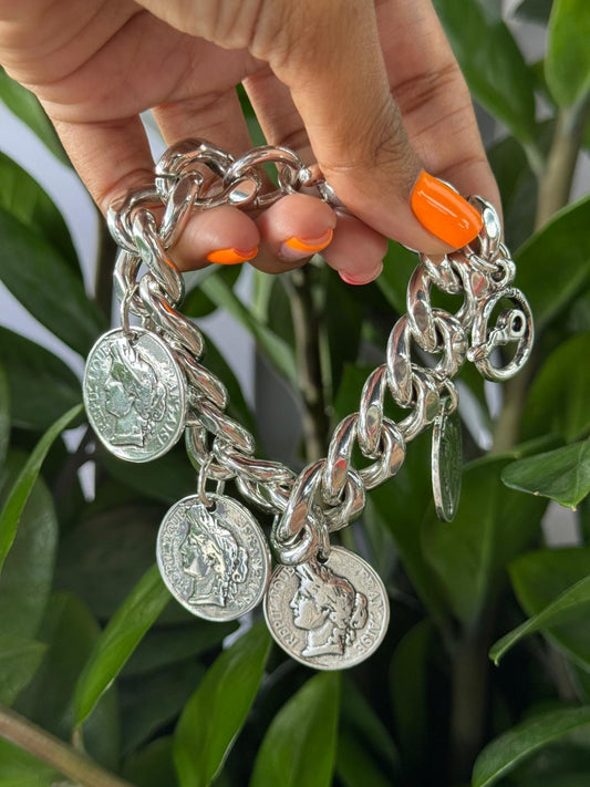 Pulsera 4 Monedas BEST SELLER