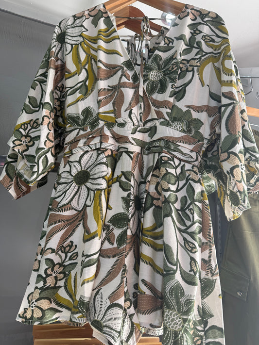 Multi Olive Best Seller Romper