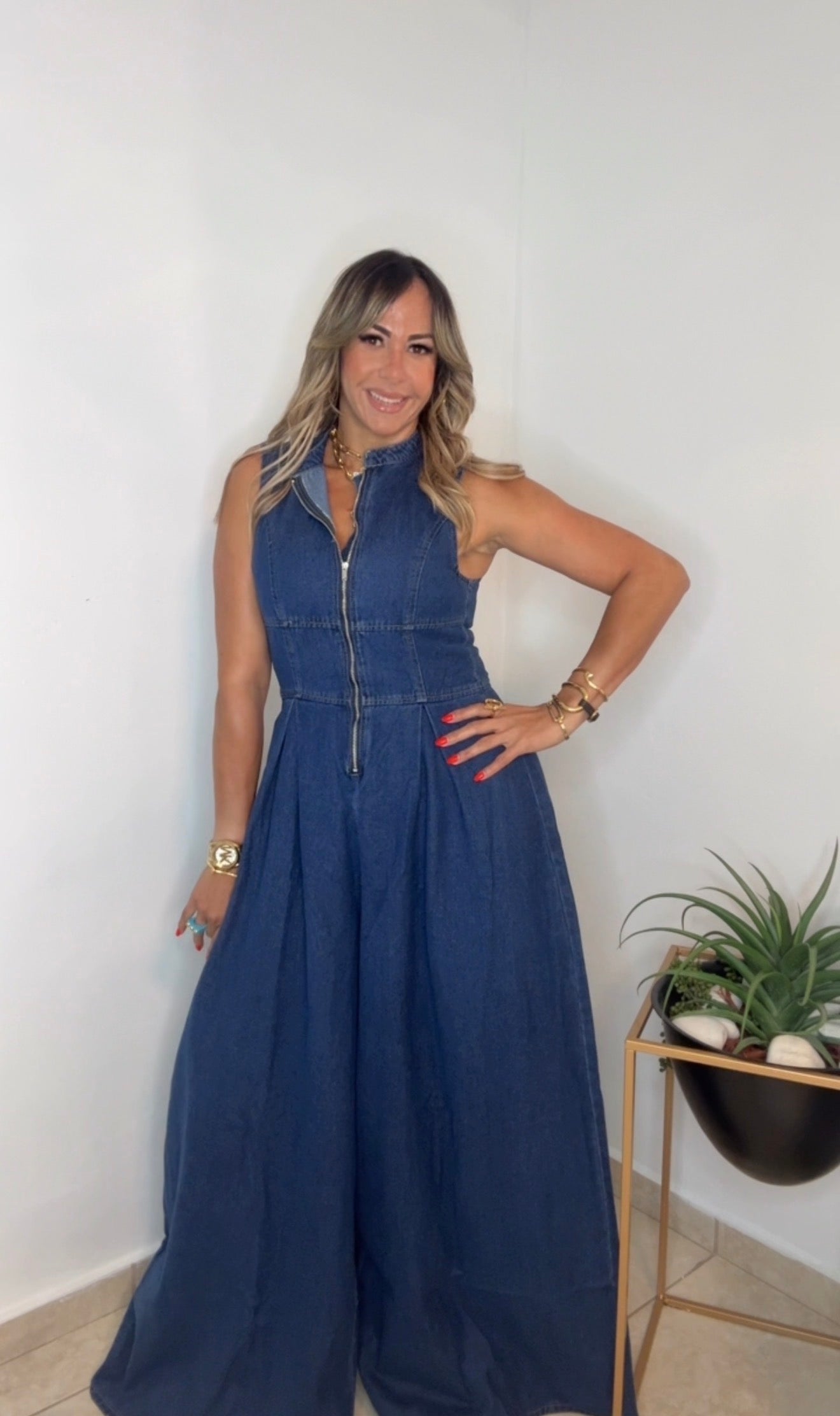 Denim Icon Jumpsuit