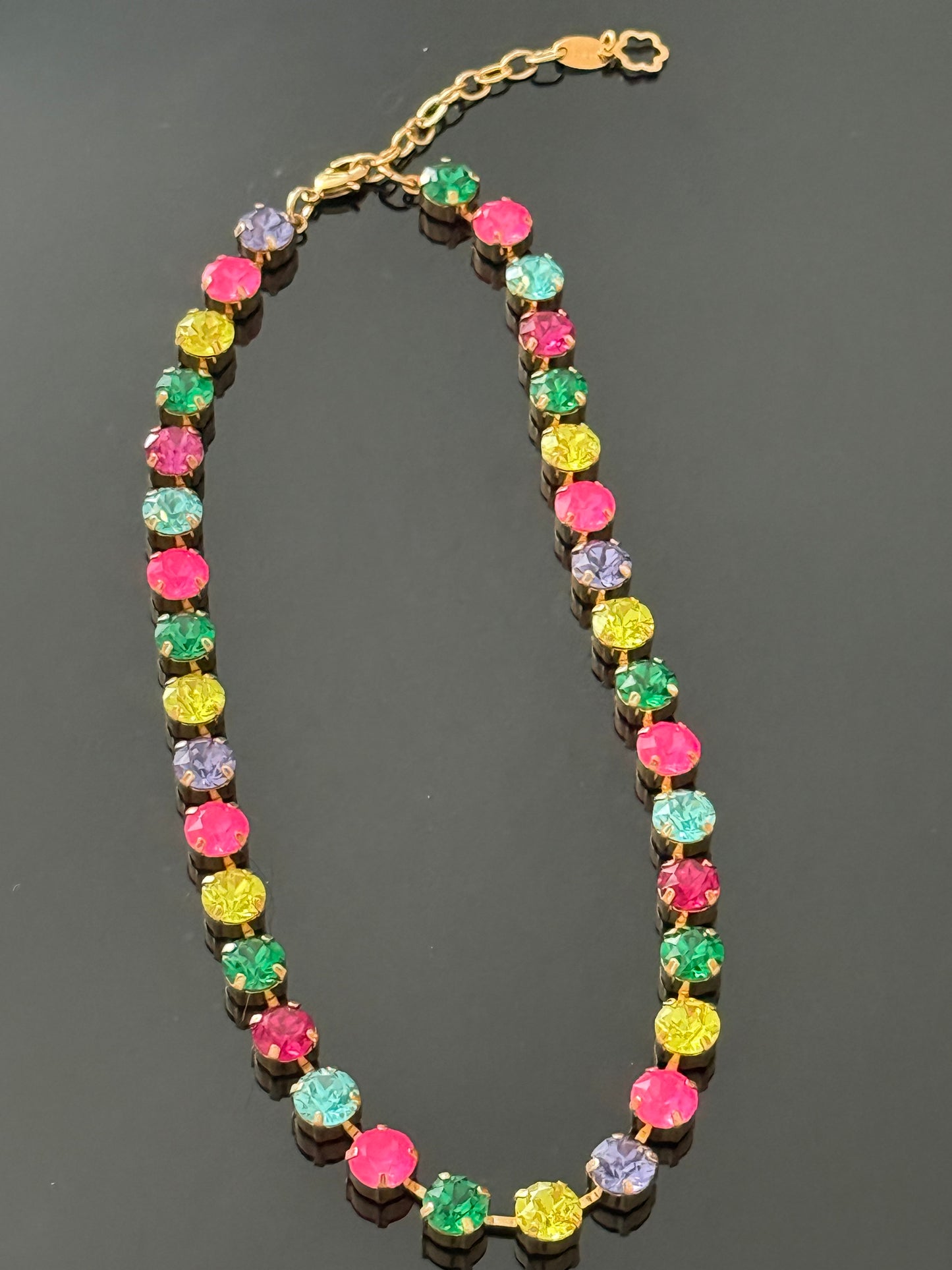 Cadena Oro En Swarovski