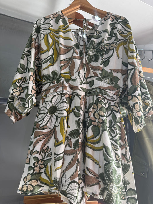 Multi Olive Best Seller Romper